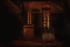 Alambic Armagnacais. Specific still to distill Armagnac.